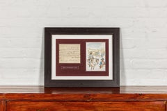 American Revolutionary 1780s War Bond, State of Connecticut in Custom Frame