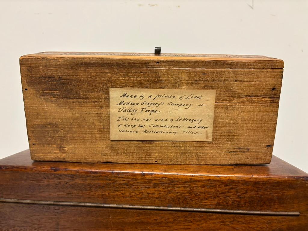 Scatola da lavoro in paglia della guerra rivoluzionaria americana di Valley Forge in vendita 13