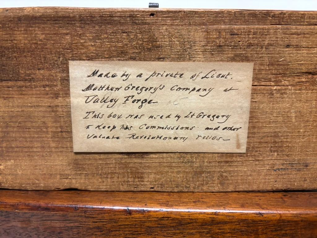 Scatola da lavoro in paglia della guerra rivoluzionaria americana di Valley Forge in vendita 14
