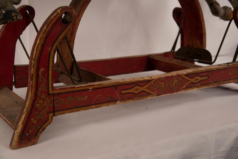19th Century American Rocking Horse For Sale