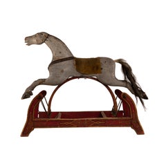 Antique American Rocking Horse