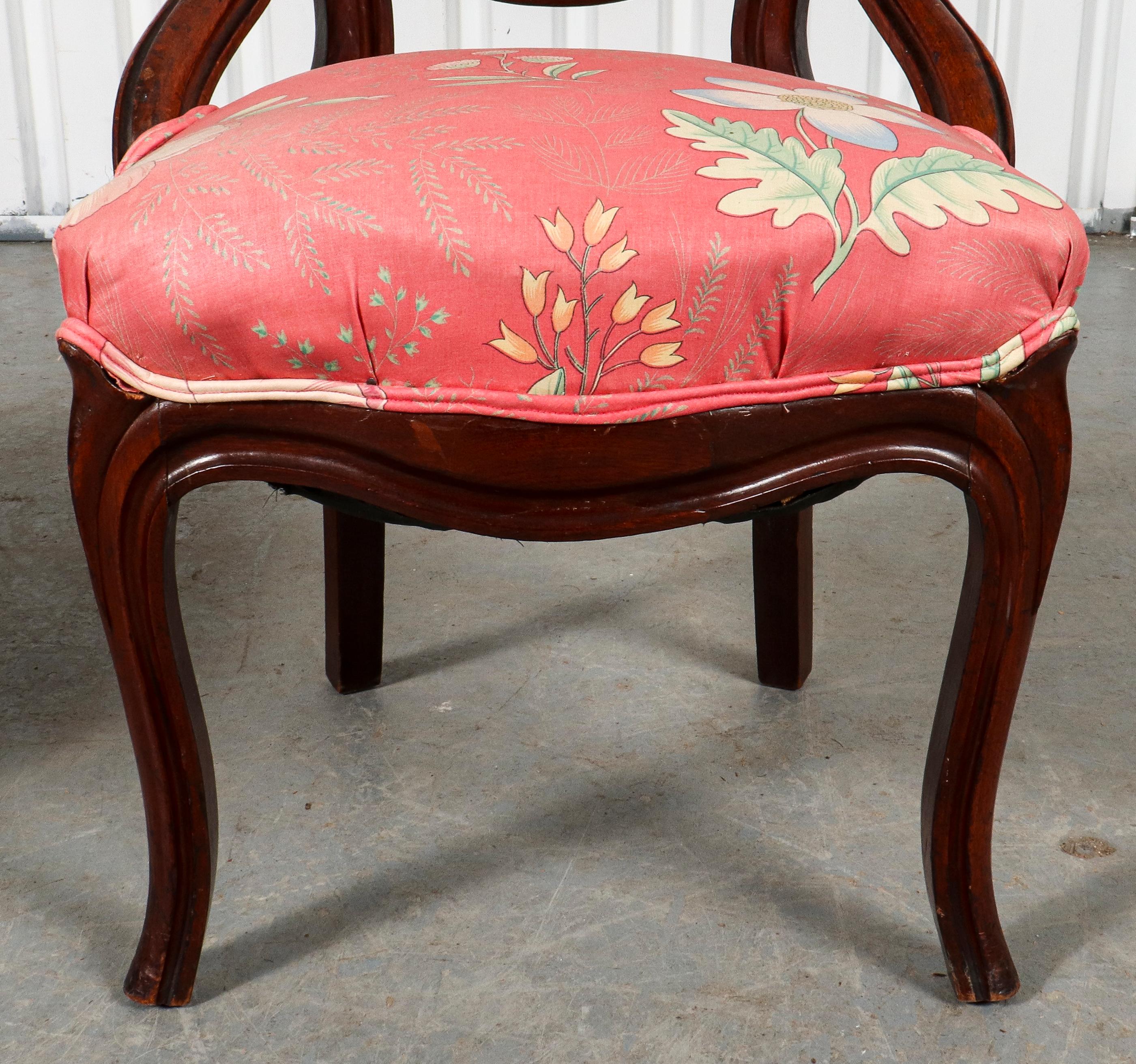 American Rococo Revival Style Wooden Chairs For Sale 5