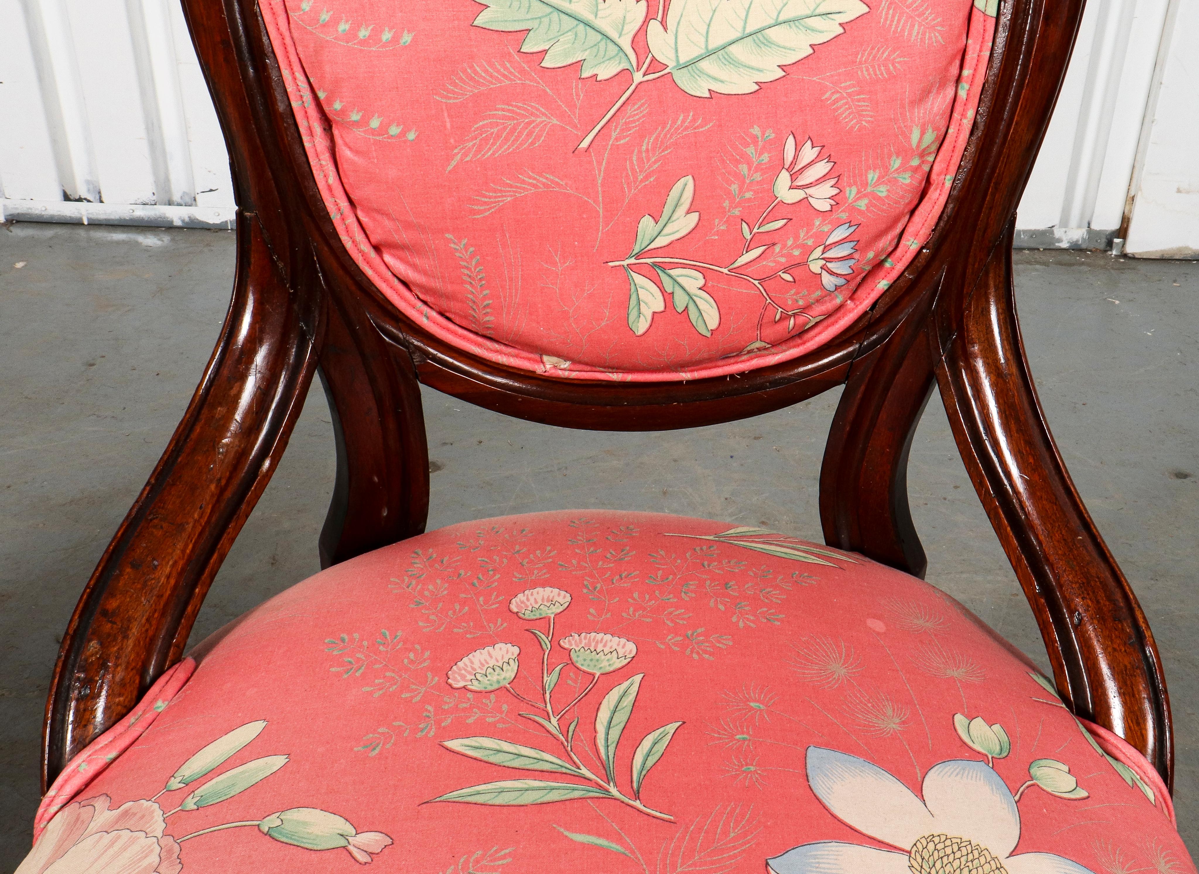 American Rococo Revival Style Wooden Chairs For Sale 4