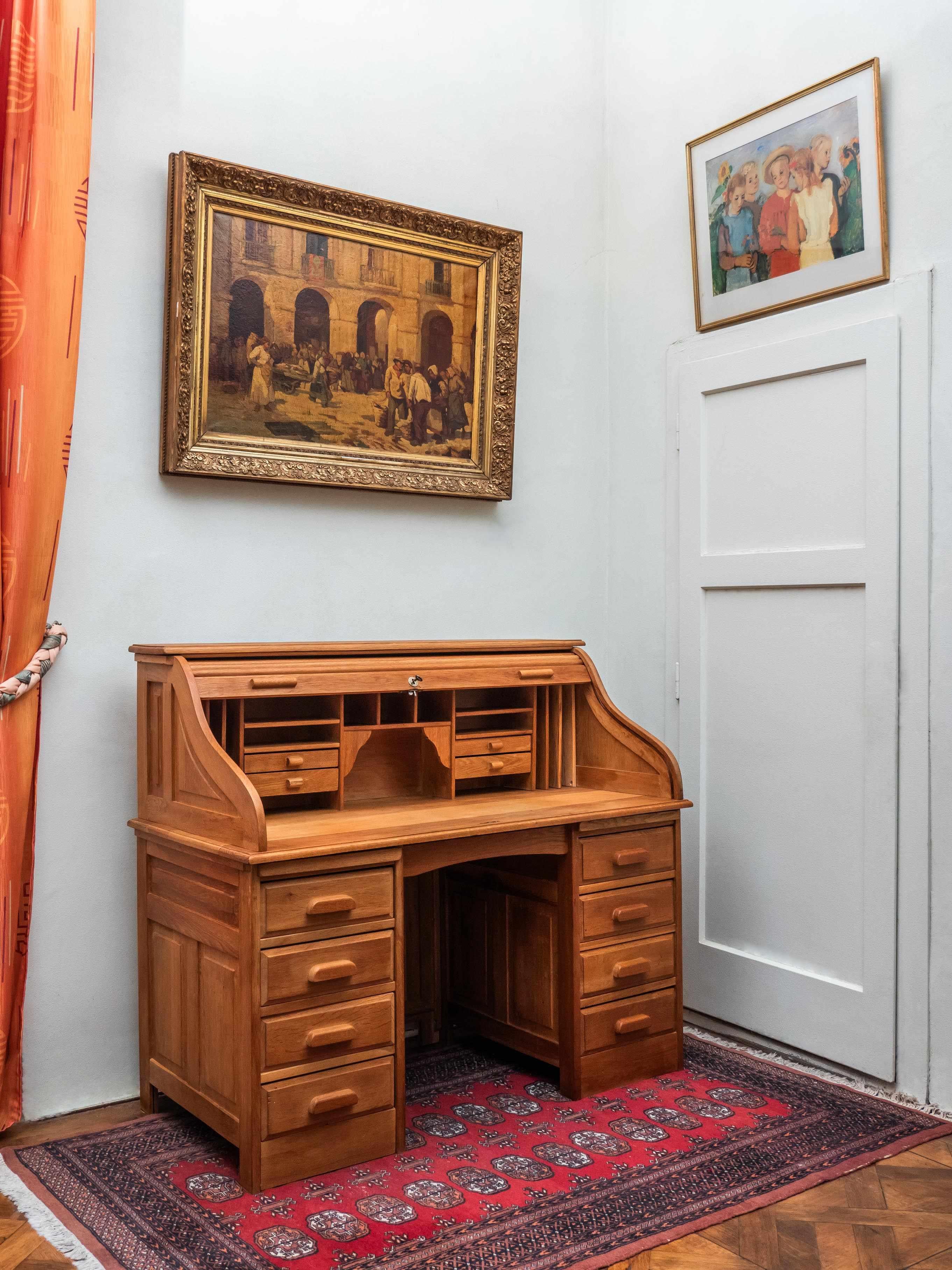 American Classical American rolling desk For Sale