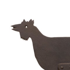 American Rooster Sheet Iron Boot Scraper