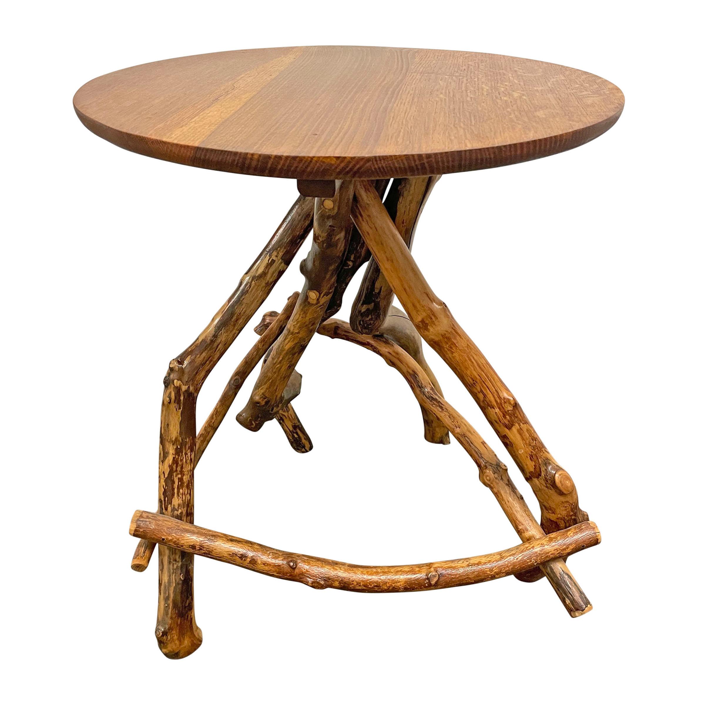 Rustic American Rootwood Side Table