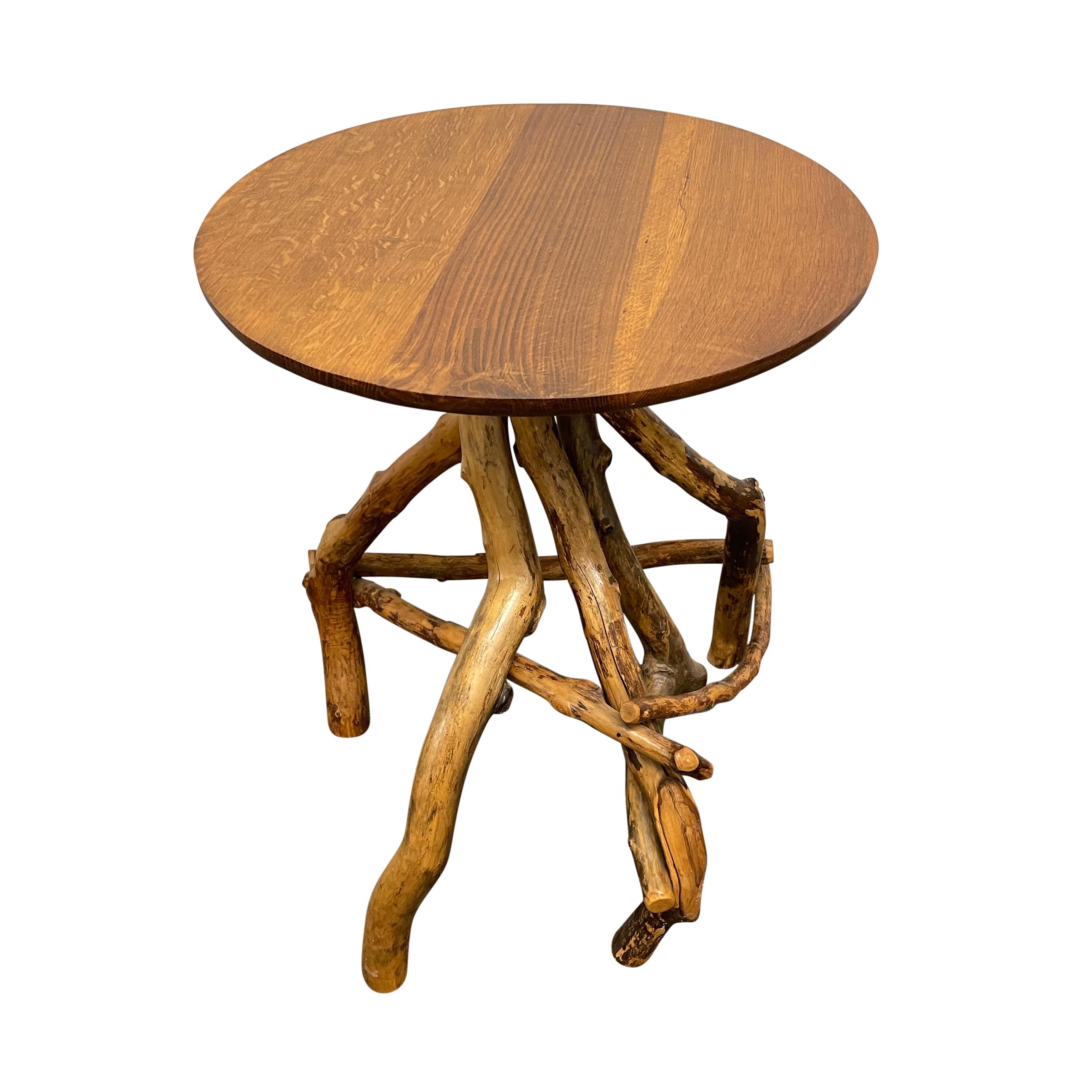 20th Century American Rootwood Side Table