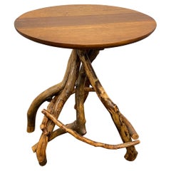 Vintage American Rootwood Side Table