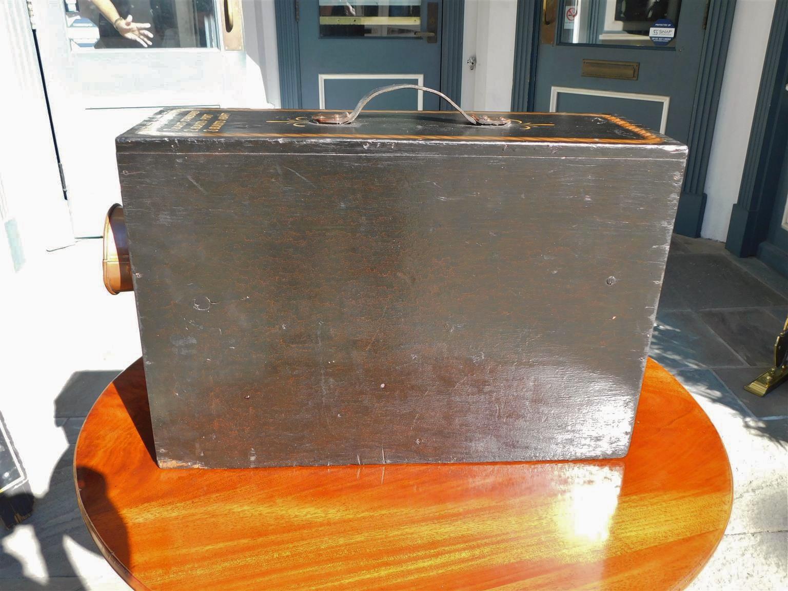 American Rotary Boxed Decorative Painted Nautical Foghorn, New York, Circa 1899 3