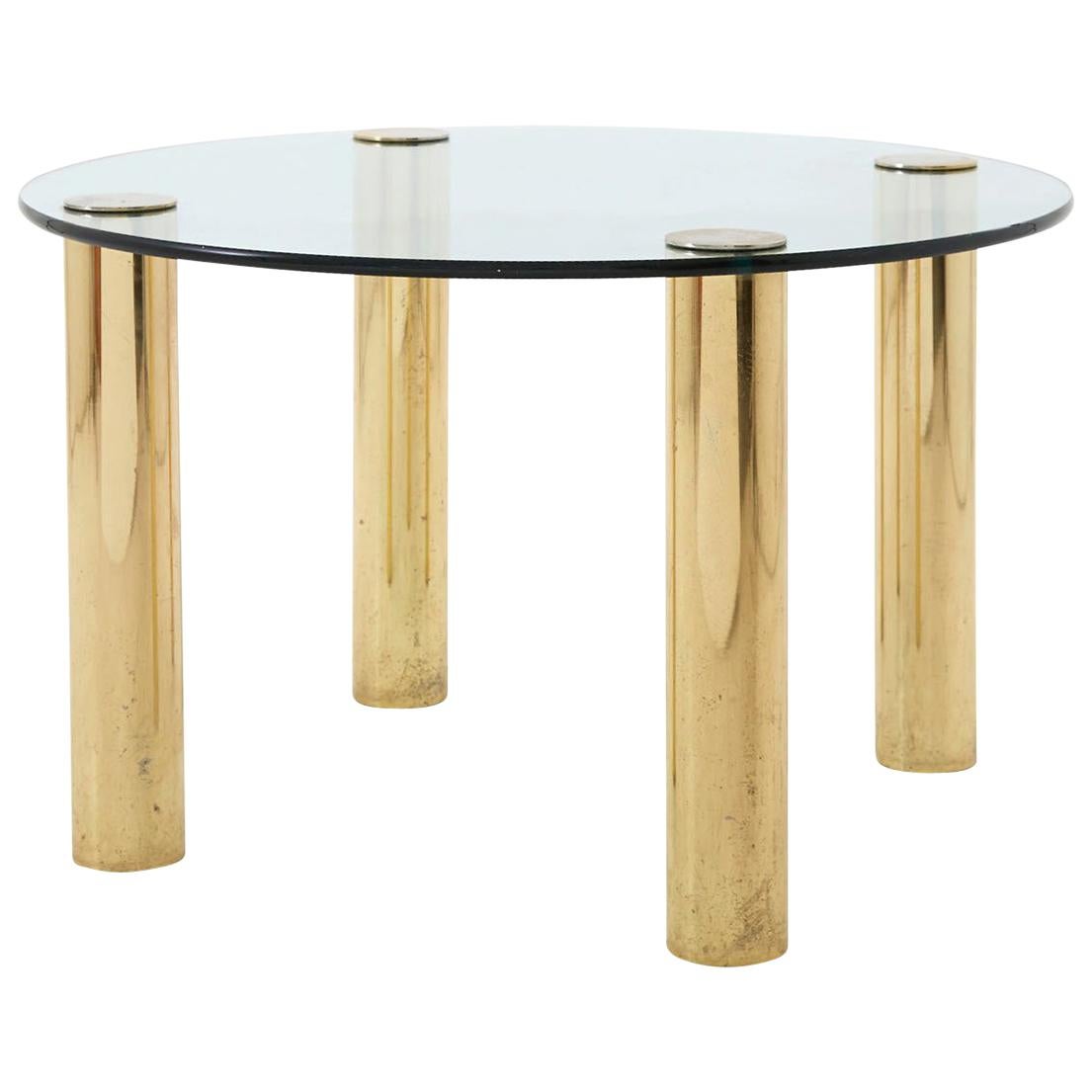 American Round Brass Dining Table