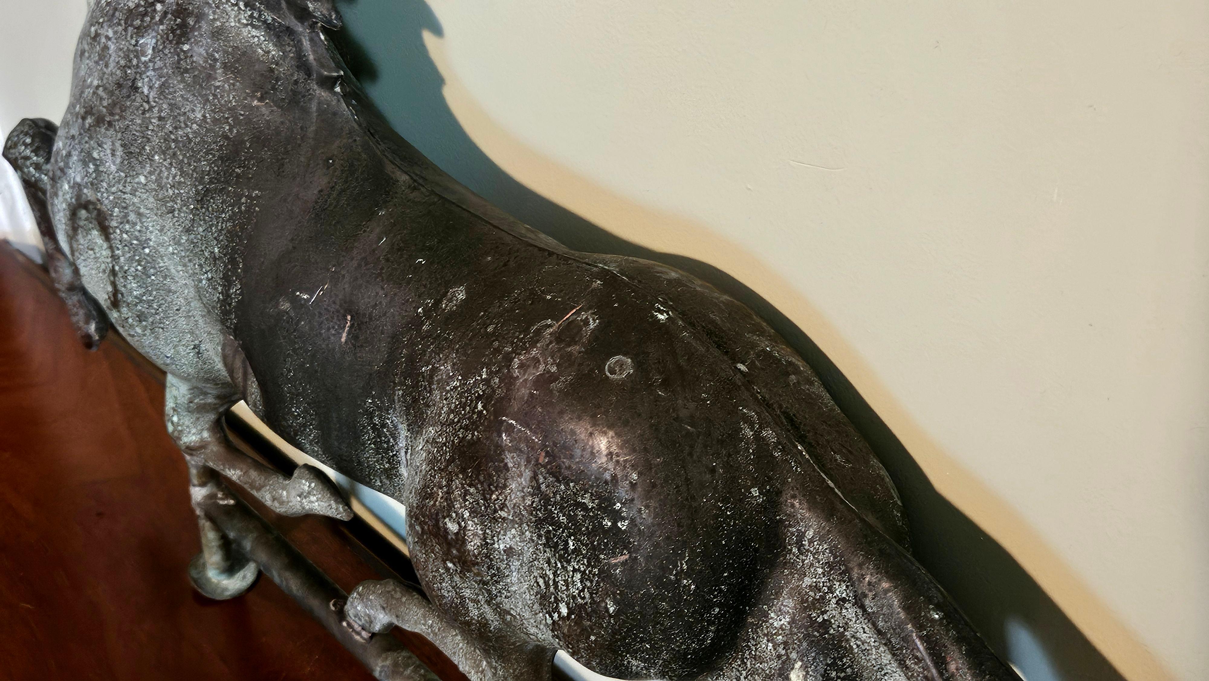Banderuola per cavalli americani in corsa di E.G. Washburne & Co. XIX secolo in vendita 7
