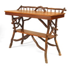 Ben Davis Rustic Adirondack Twig and Pine Console Table