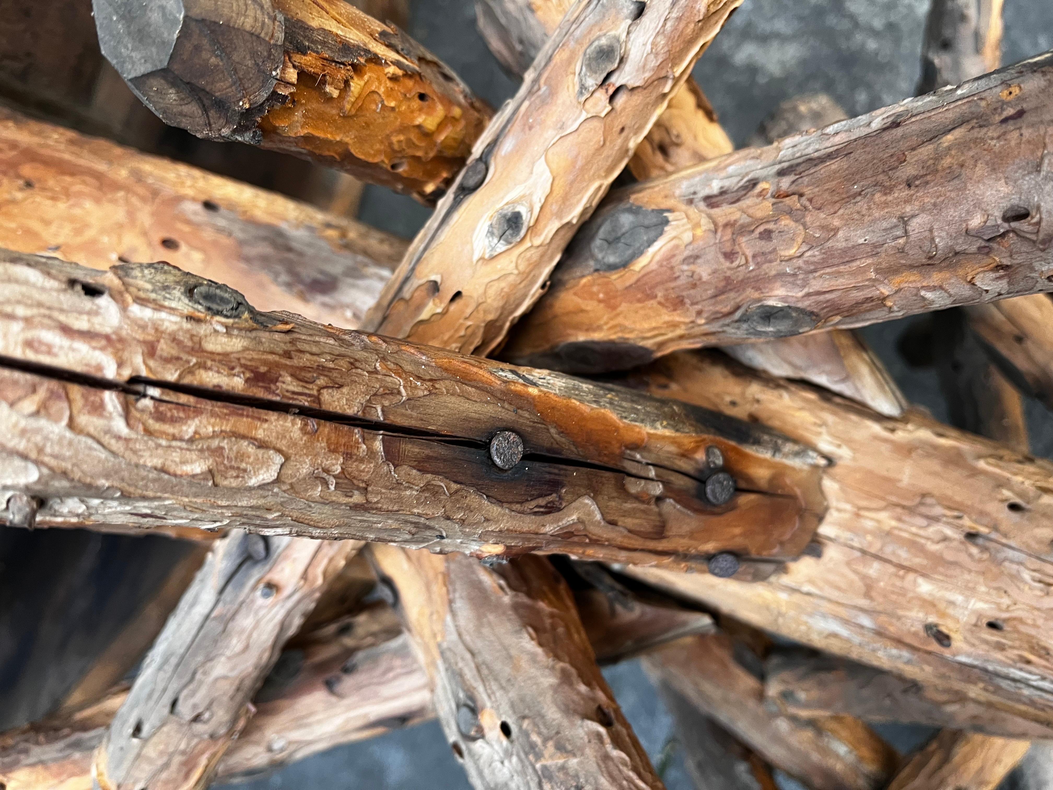 Table d'appoint rustique américaine Adirondack Twig en vente 10