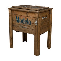 American Rustic Wooden Outdoor Modelo Cooler