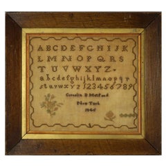 Campionario americano, 1840, di Cornelia Metford di New York