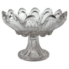 Antique American Sandwich Glass Footed Compote