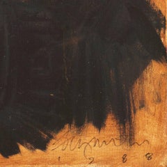 „Study of a Moor“, postimpressionistisches figurales Ölgemälde, Othello, Marokkanisch, Tunesien