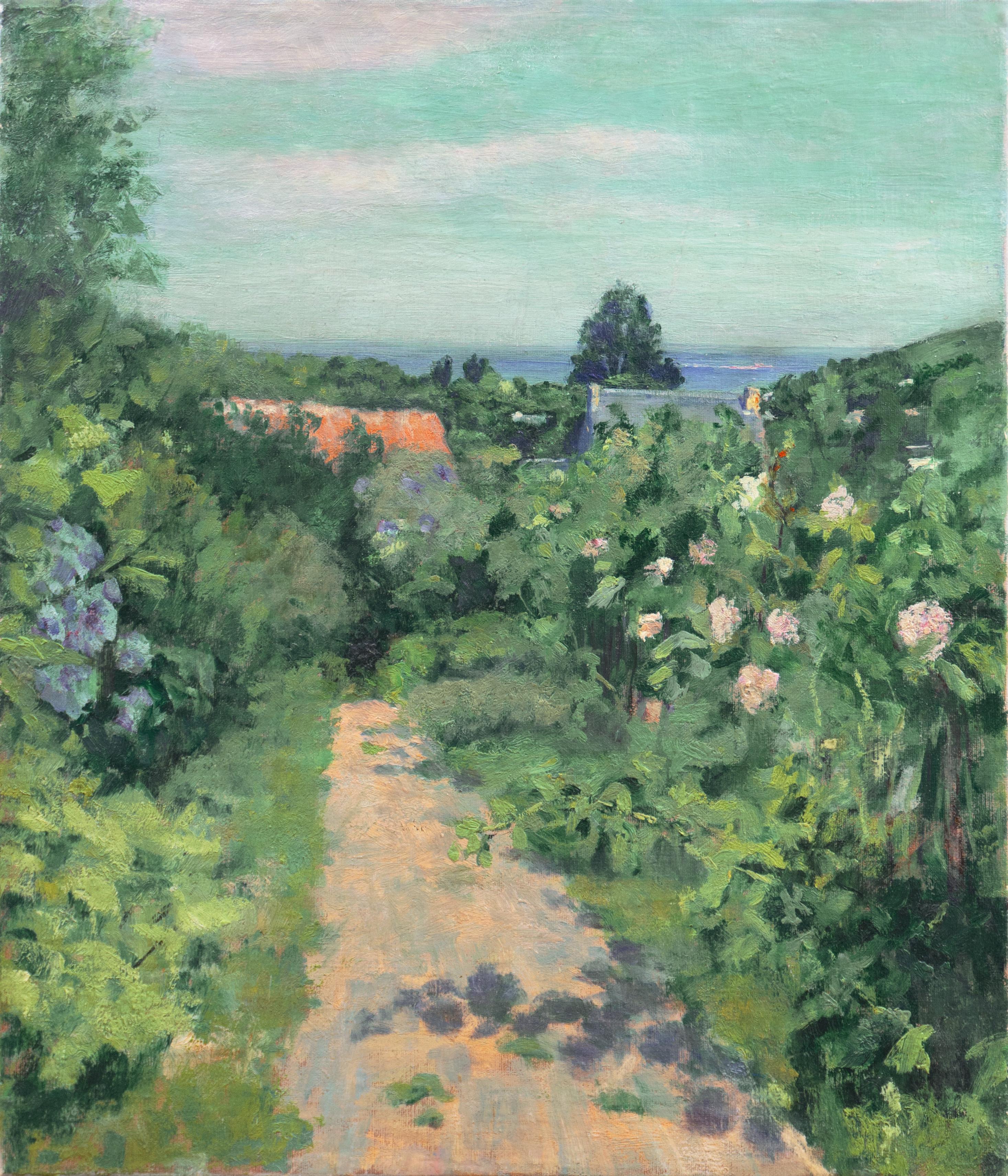 'Country Lane', Early 20th Century, American Impressionist School