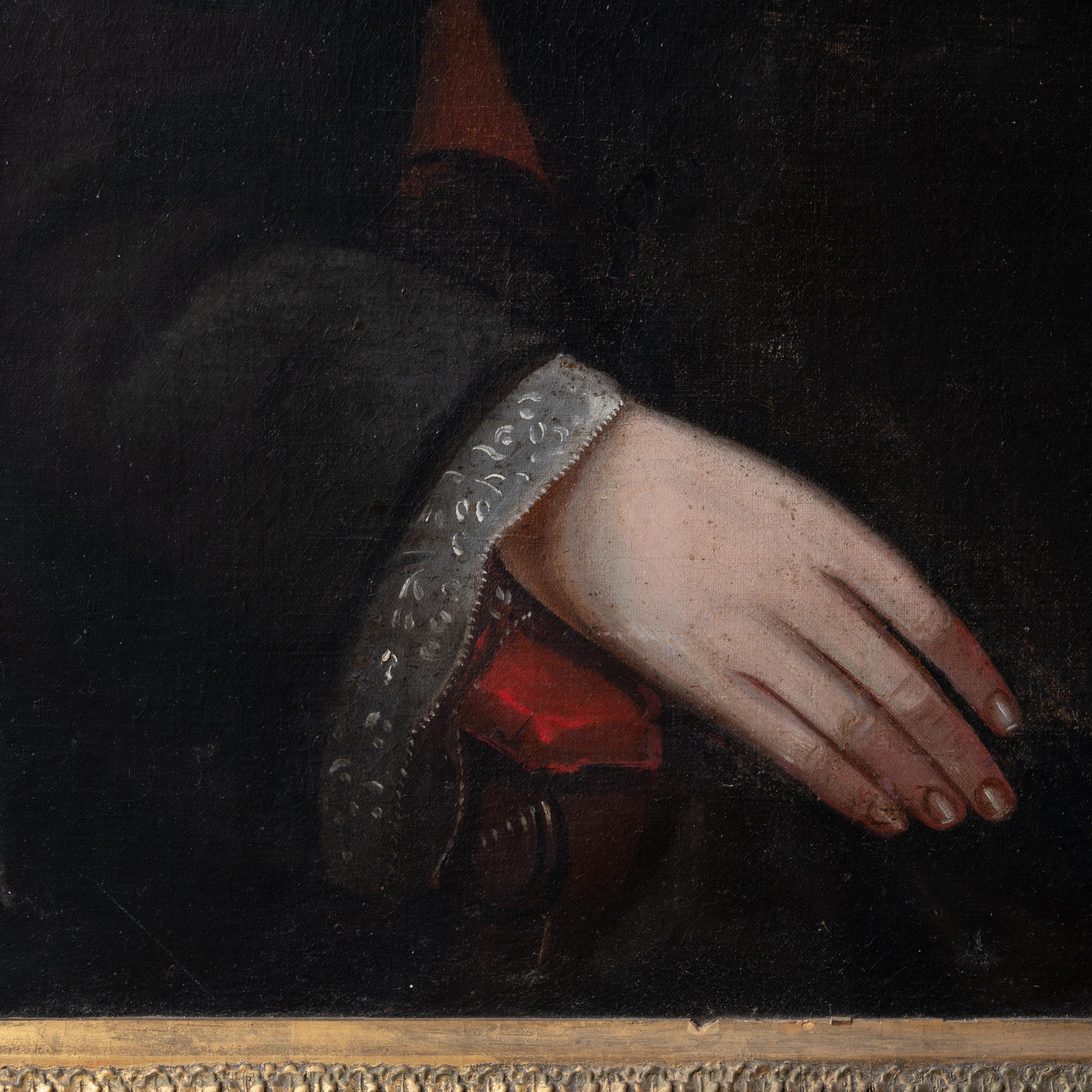 American School Portrait of a Lady, c.1840 For Sale 7