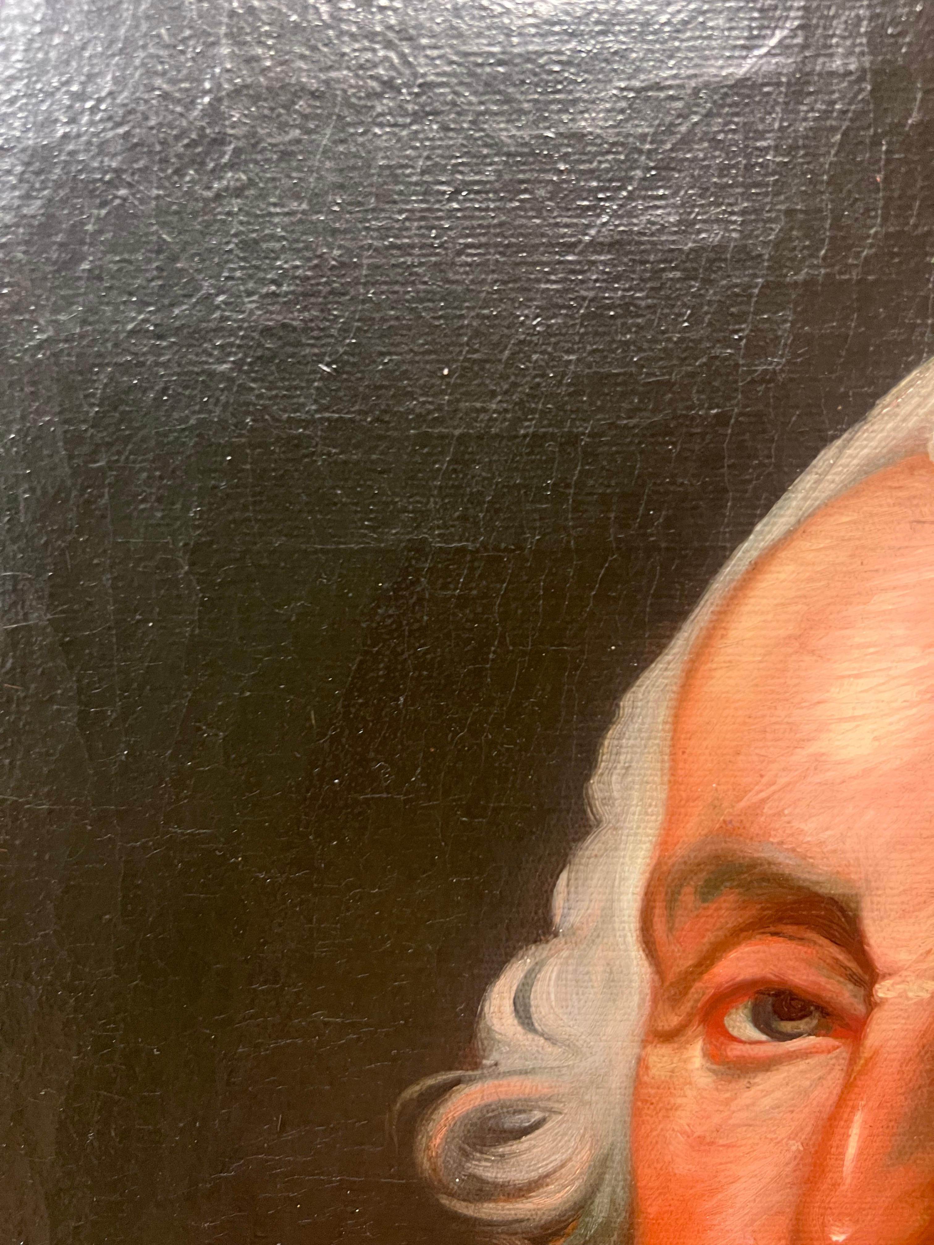 American School Primitive Portrait of George Washington After Gilbert Stewart 7