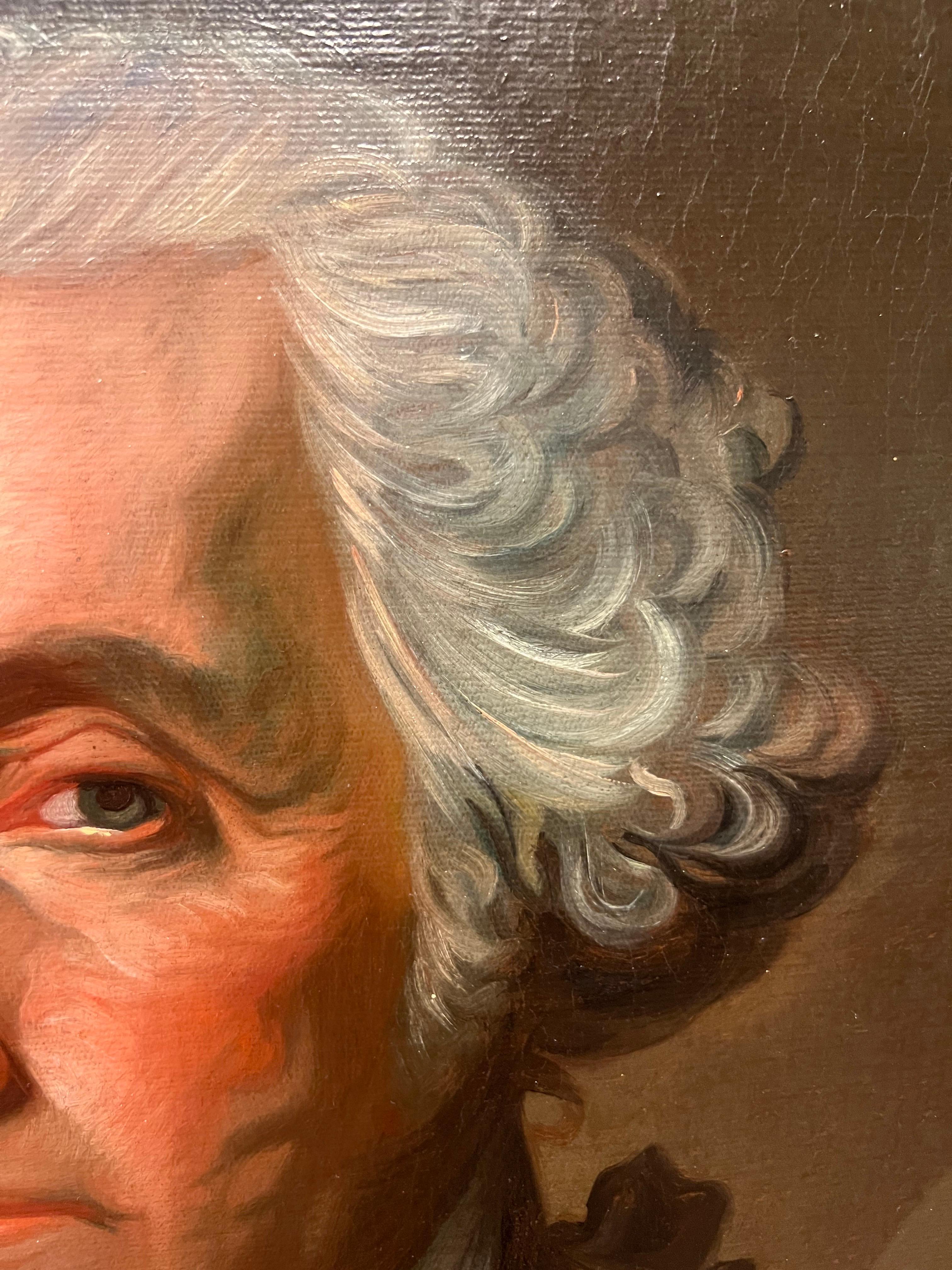 American School Primitive Portrait of George Washington After Gilbert Stewart 3