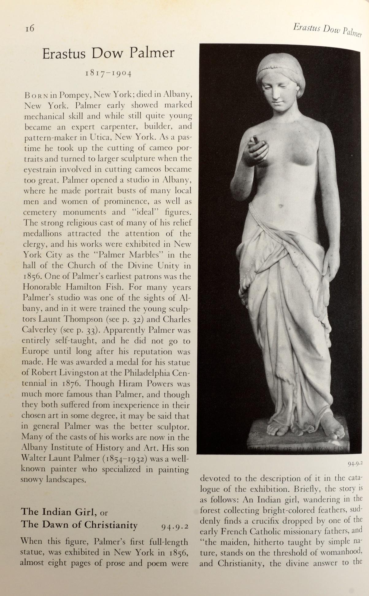 Sculpture américaine : Un catalogue de la collection du Met Museum of Art Livre État moyen - En vente à valatie, NY
