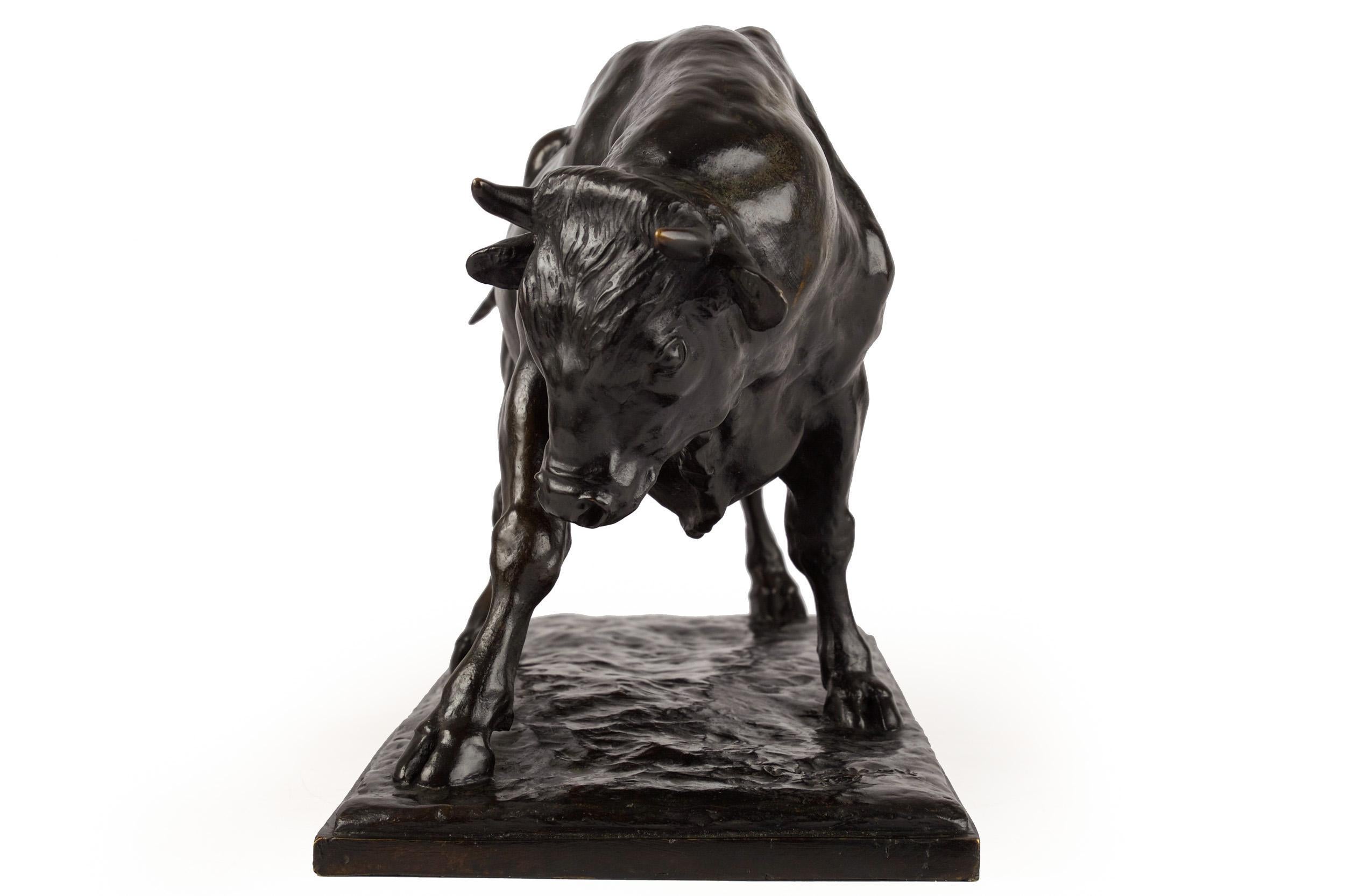 roman bronze bull