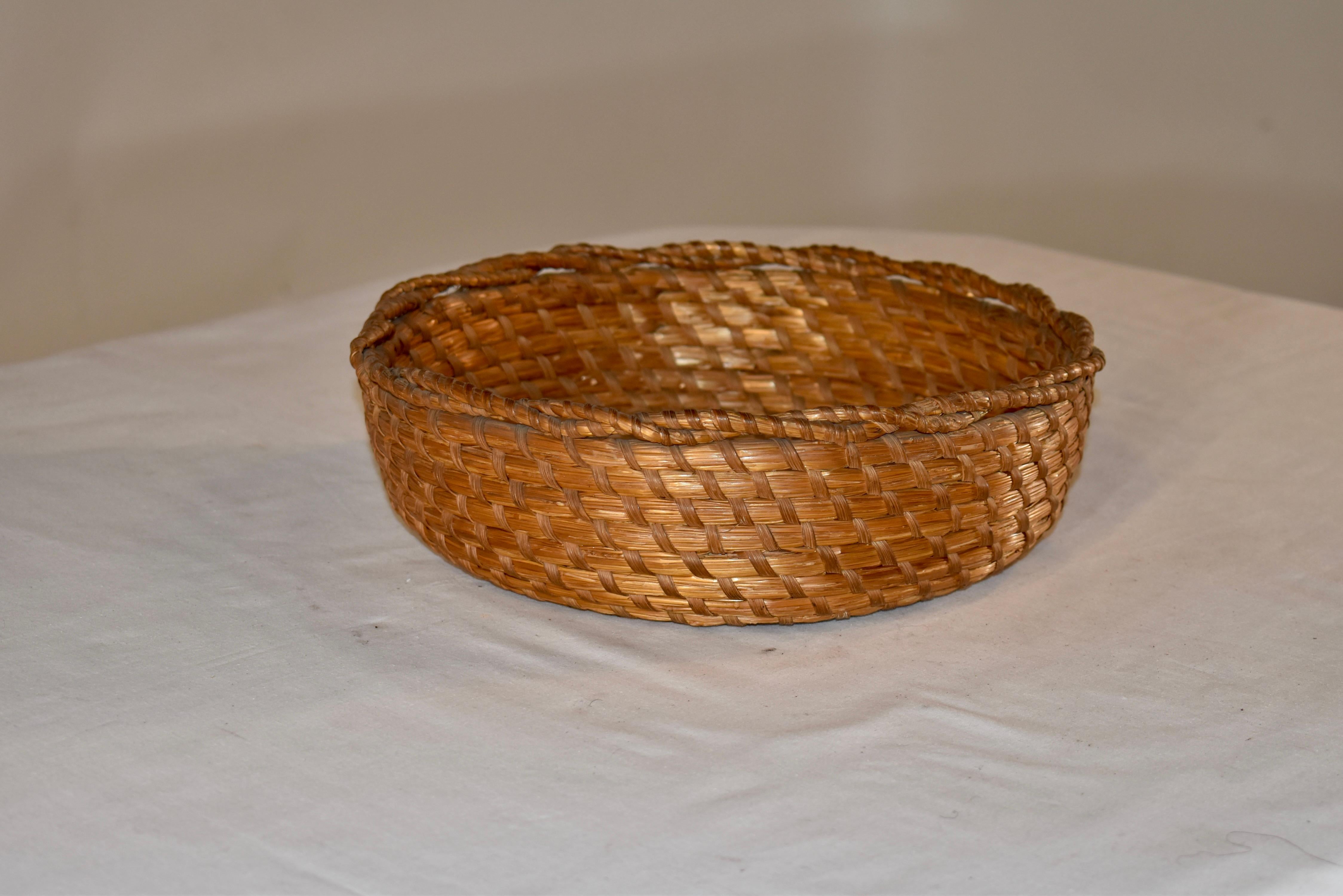 Americano Cestino americano in seagrass, CIRCA 1920 in vendita