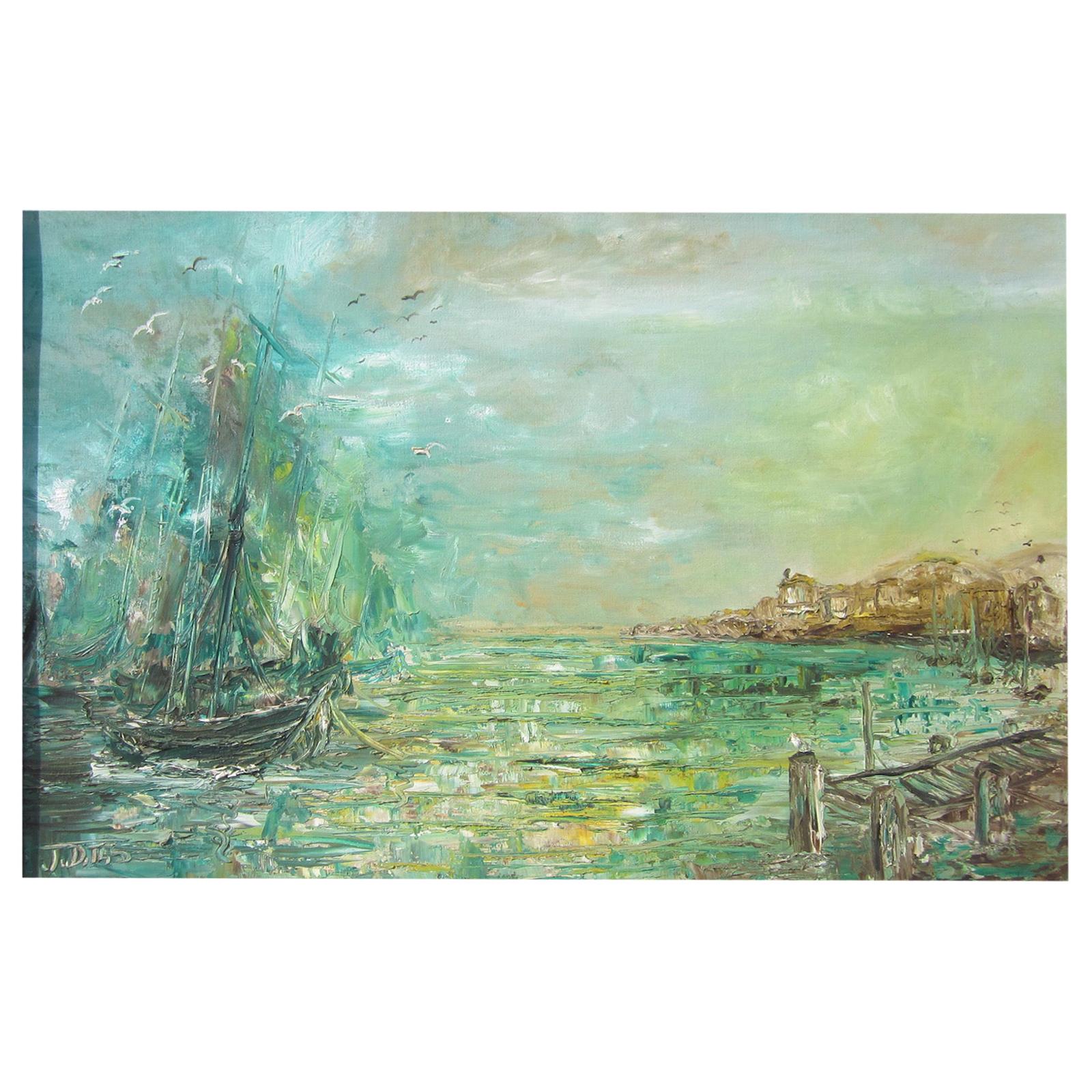 American Seascape painting For Sale