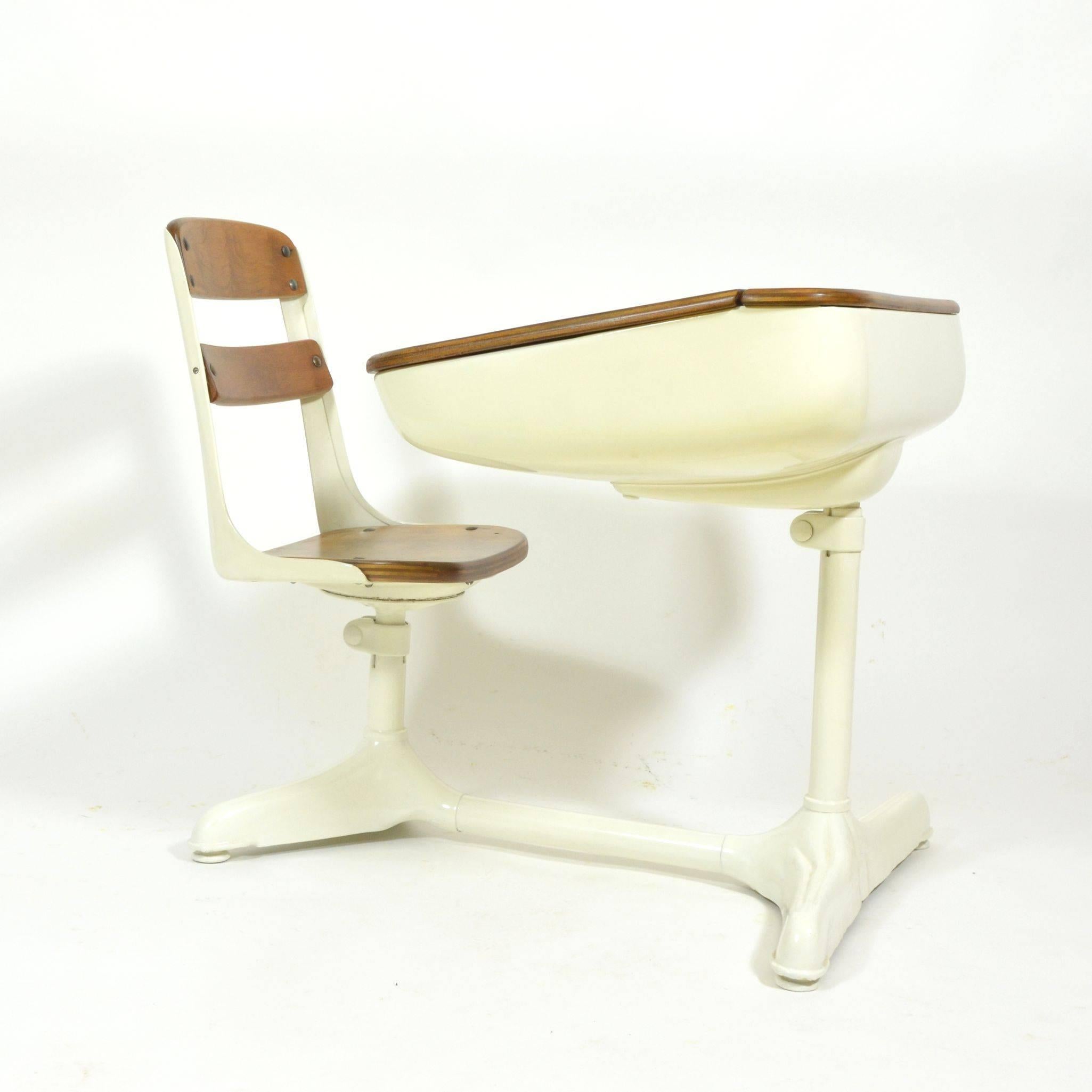 american seating company vintage school desk