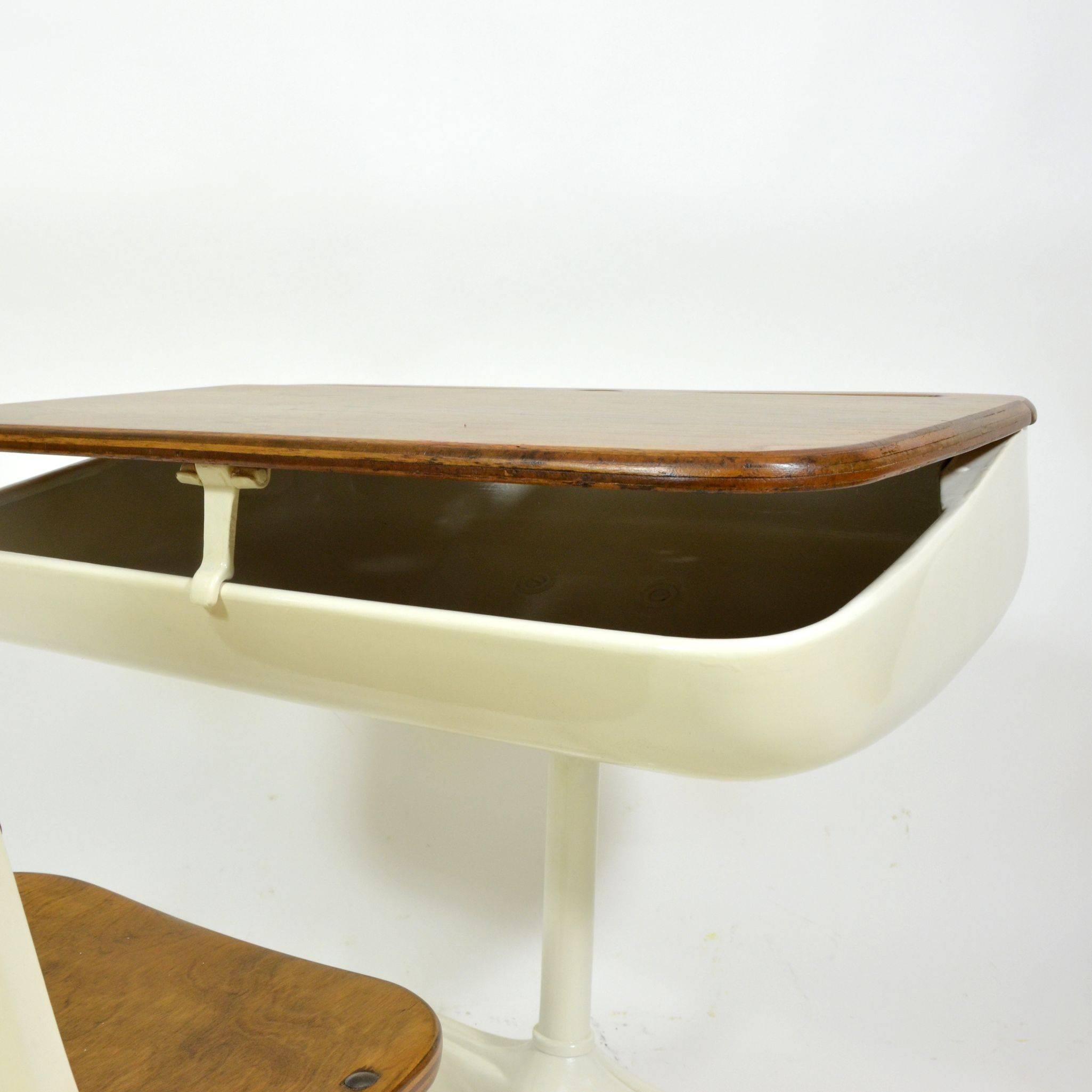 Metal American Seating Co School Desk, 1940s For Sale