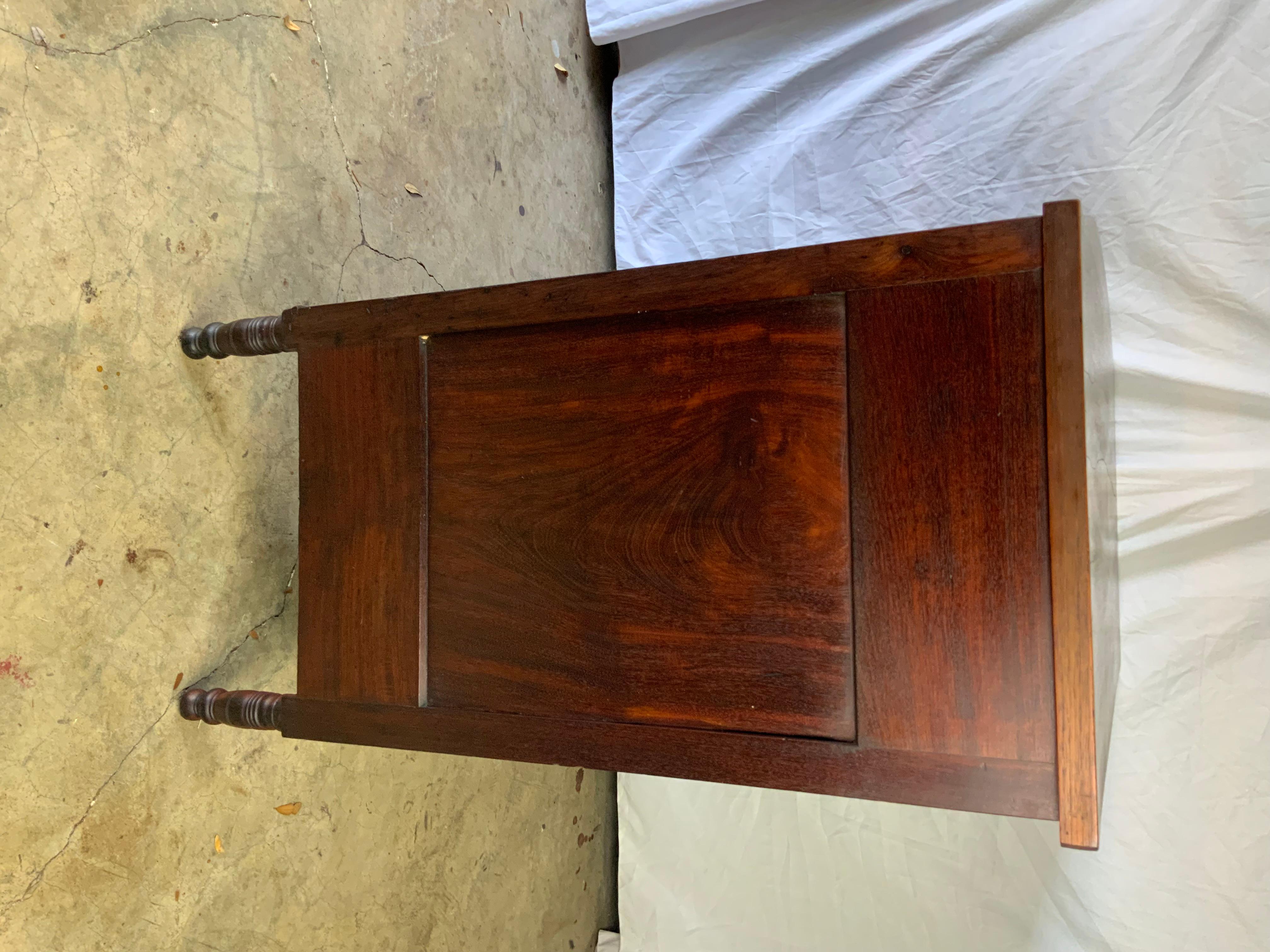 American Bow Front Sheraton Chest For Sale 2