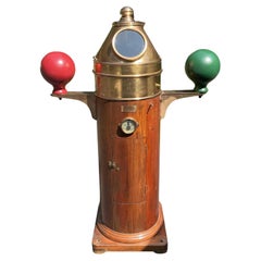 Amerikanischer Schiffsbinnacle, um 1940