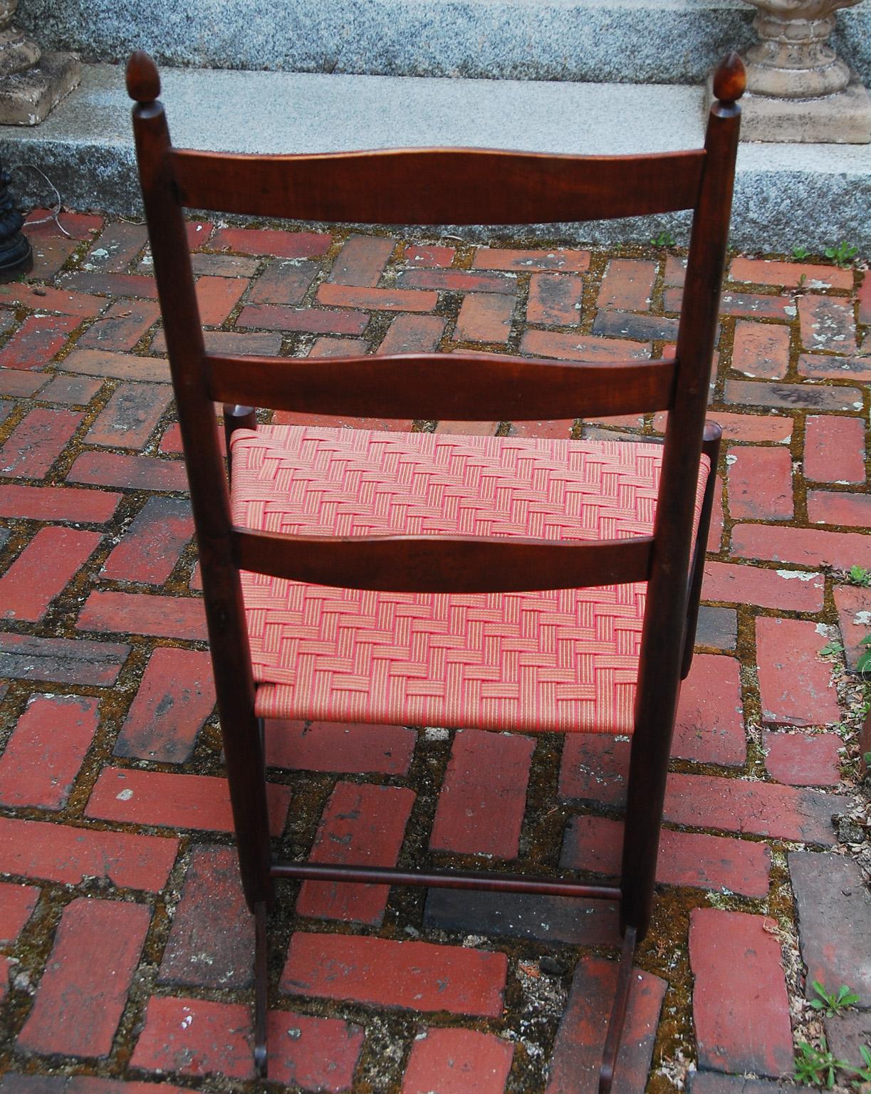 Turned American Signed Shaker Rocking Chair from South Family, Mt. Lebanon, N.Y. 19th C