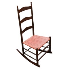 American Signed Shaker Rocking Chair from South Family, Mt. Lebanon, N.Y. 19th C