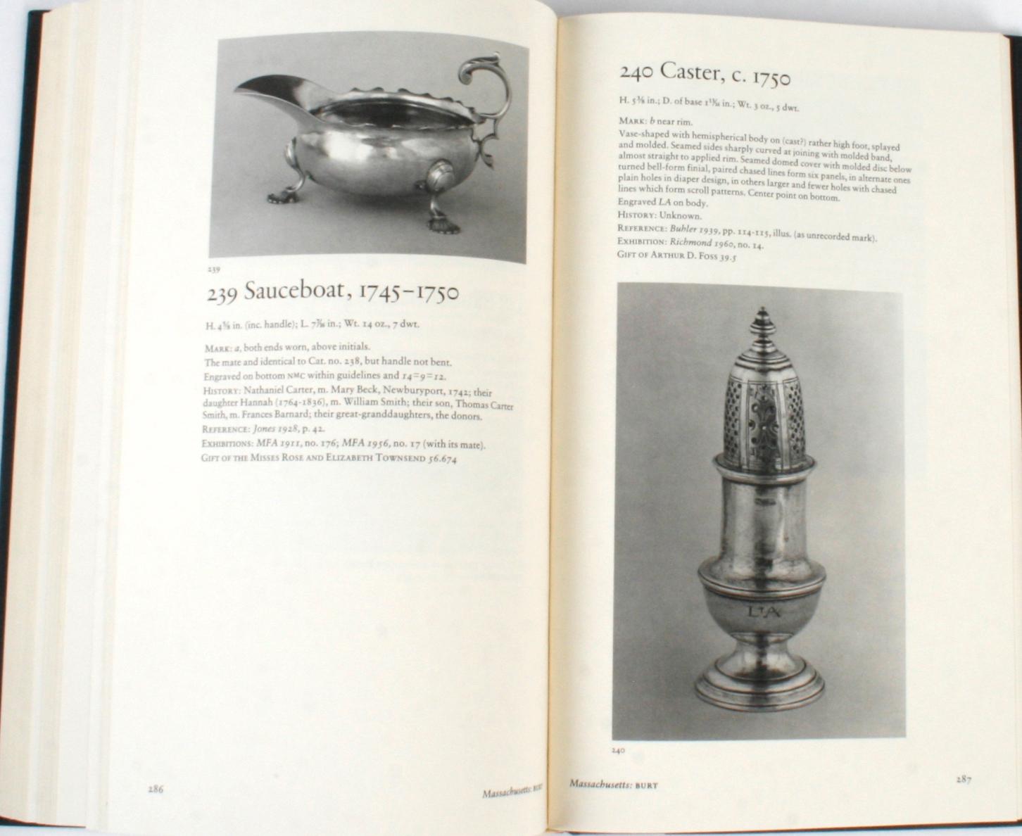 American Silver in the Museum of Fine Arts Boston, Vols. I & II, Signed 1st Ed For Sale 7