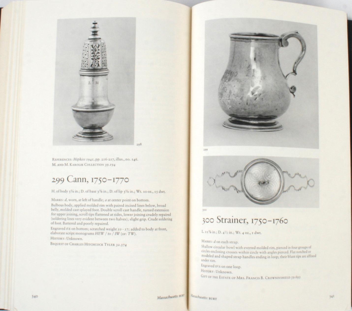 American Silver in the Museum of Fine Arts Boston, Vols. I & II, Signed 1st Ed For Sale 8