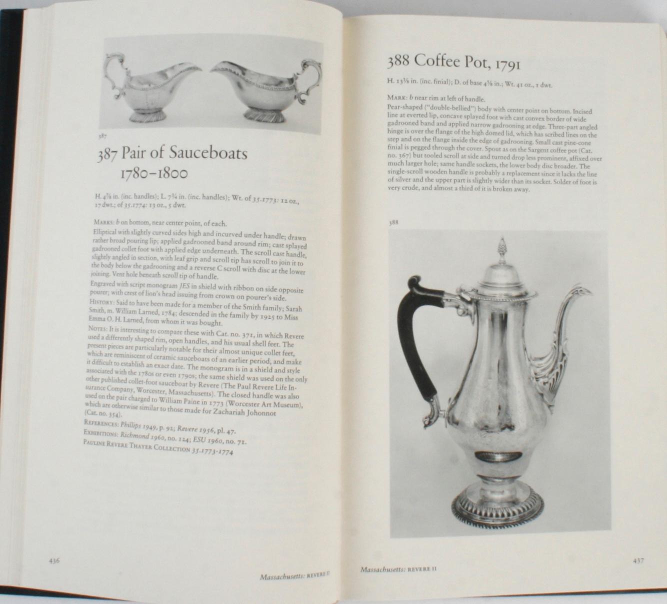 American Silver in the Museum of Fine Arts Boston, Vols. I & II, Signed 1st Ed For Sale 10