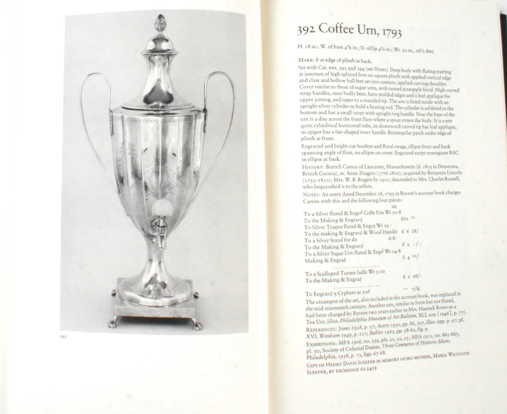 American Silver in the Museum of Fine Arts Boston, Vols. I & II, Signed 1st Ed For Sale 11