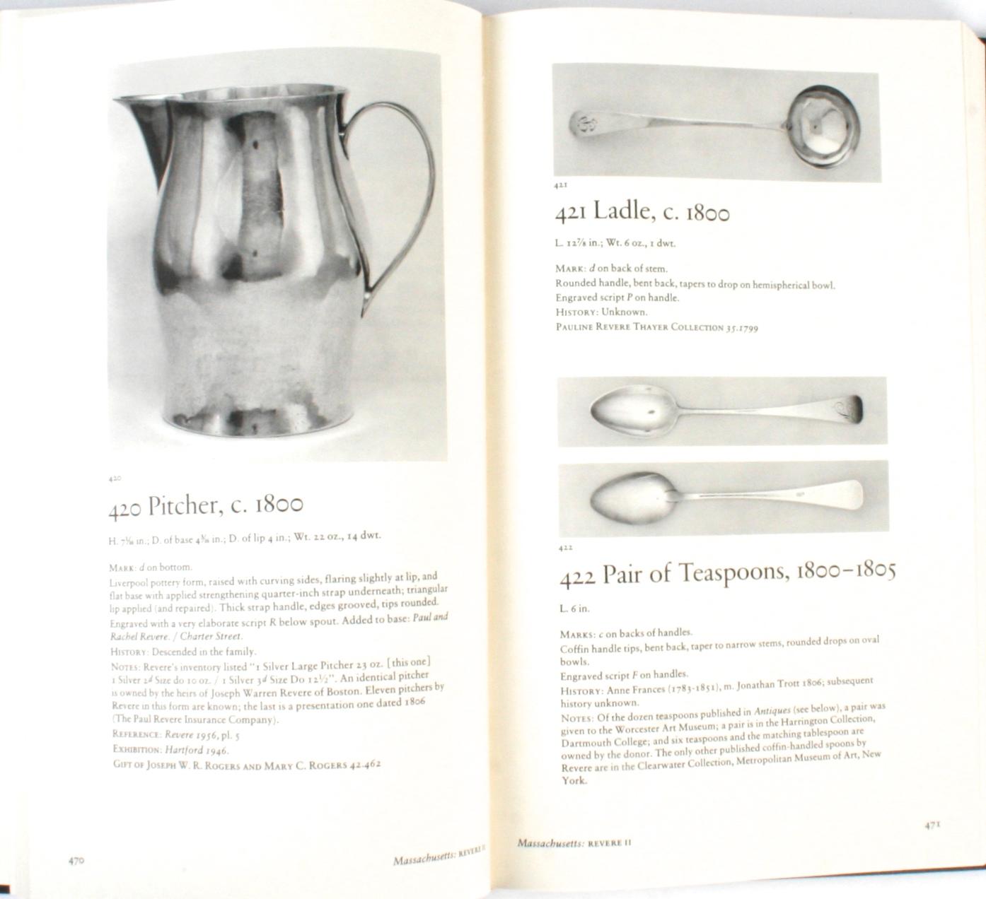 American Silver in the Museum of Fine Arts Boston, Vols. I & II, Signed 1st Ed For Sale 12