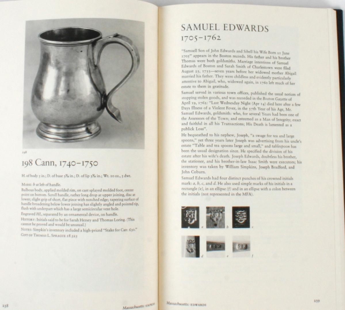 American Silver in the Museum of Fine Arts Boston, Vols. I & II, Signed 1st Ed For Sale 4