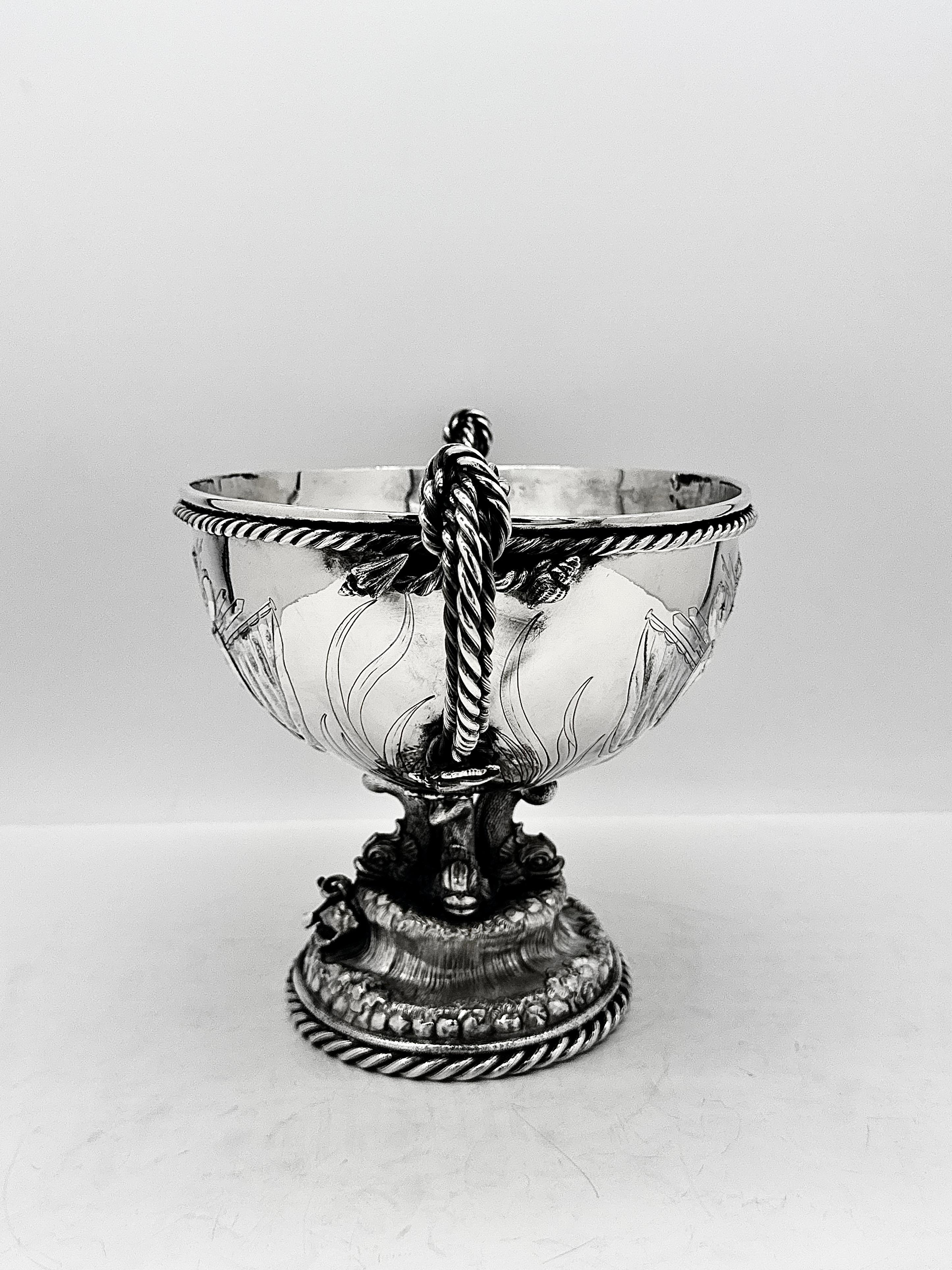 American Silver Marin Schale im Zustand „Gut“ im Angebot in London, GB