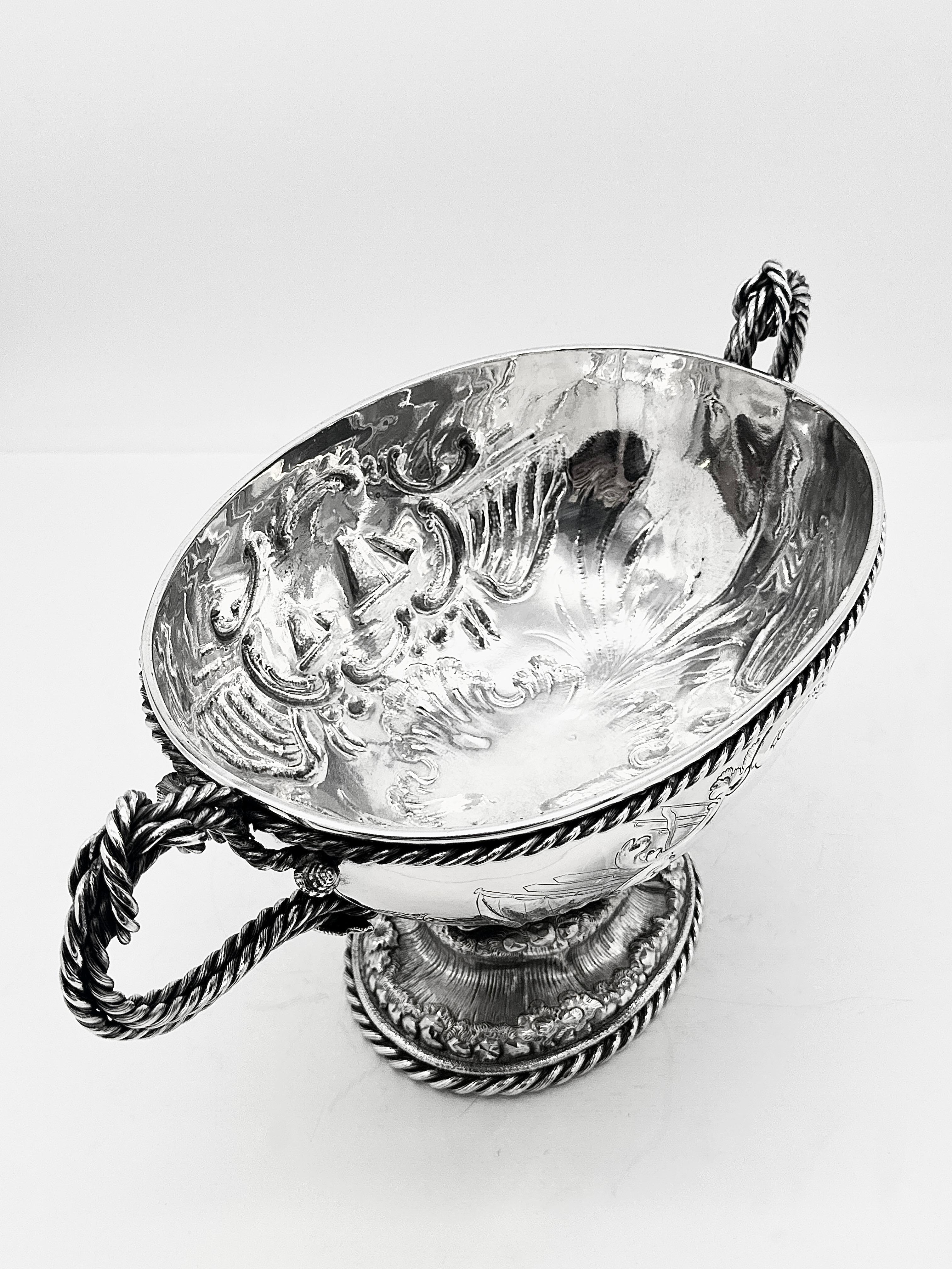 American Silver Marin Schale (Frühes 20. Jahrhundert) im Angebot