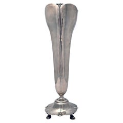 American Silver Vase "Lotus" Pattern by Percy Bertram Ball  for Watson Silver