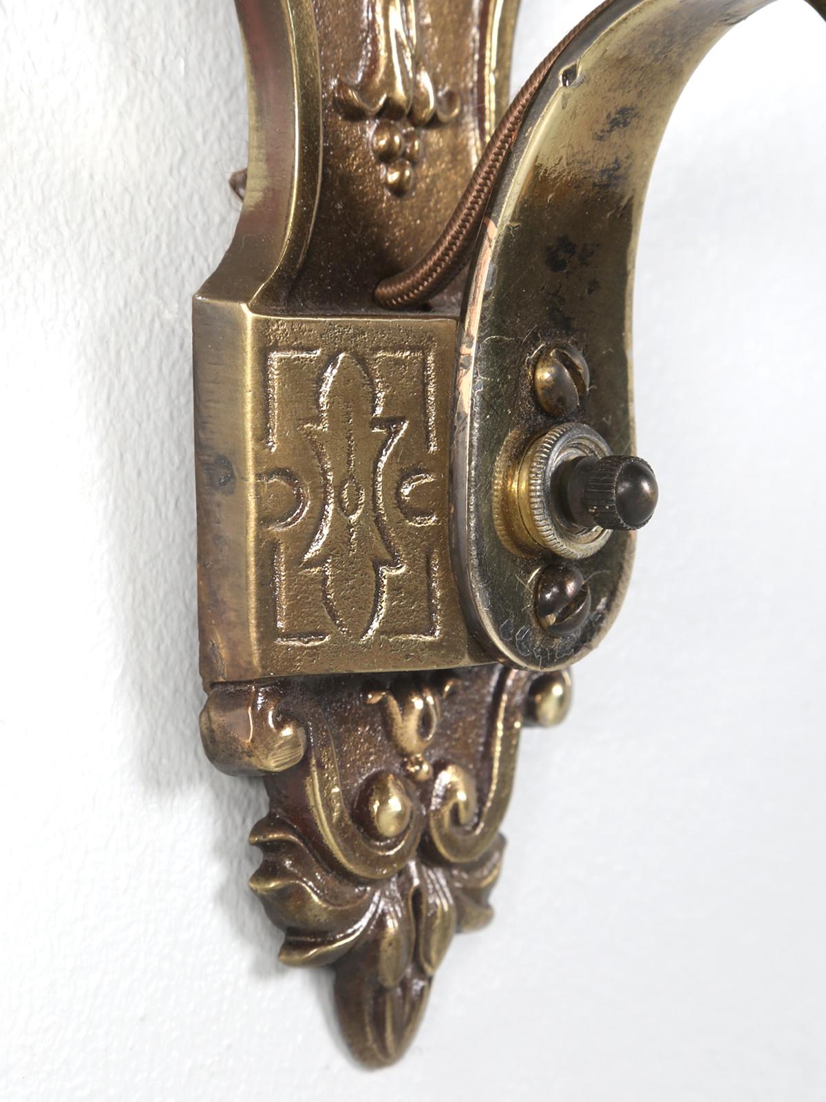 American Single Brass Sconce For Sale 8