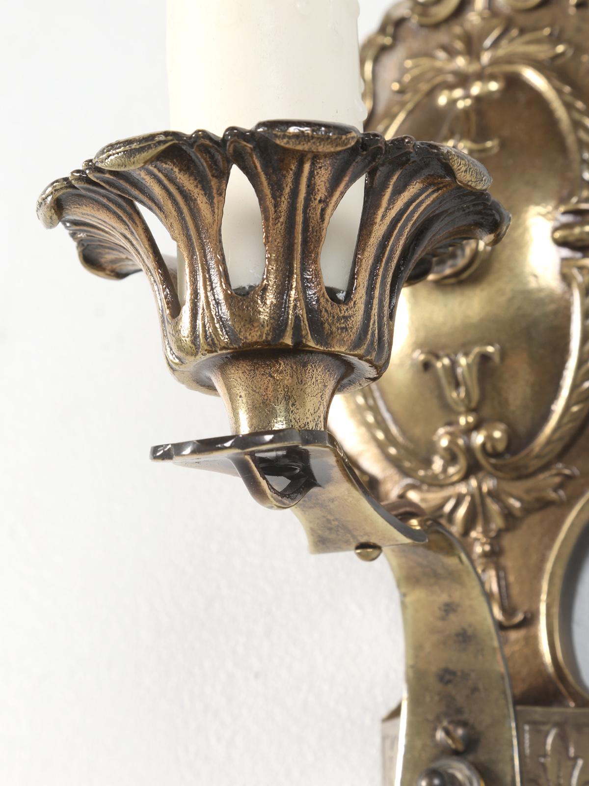 American Single Brass Sconce For Sale 5