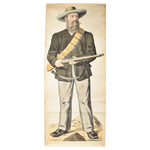 American Soldier in Regalia: A Turn-of-the-Century Chromolithographic Portrait