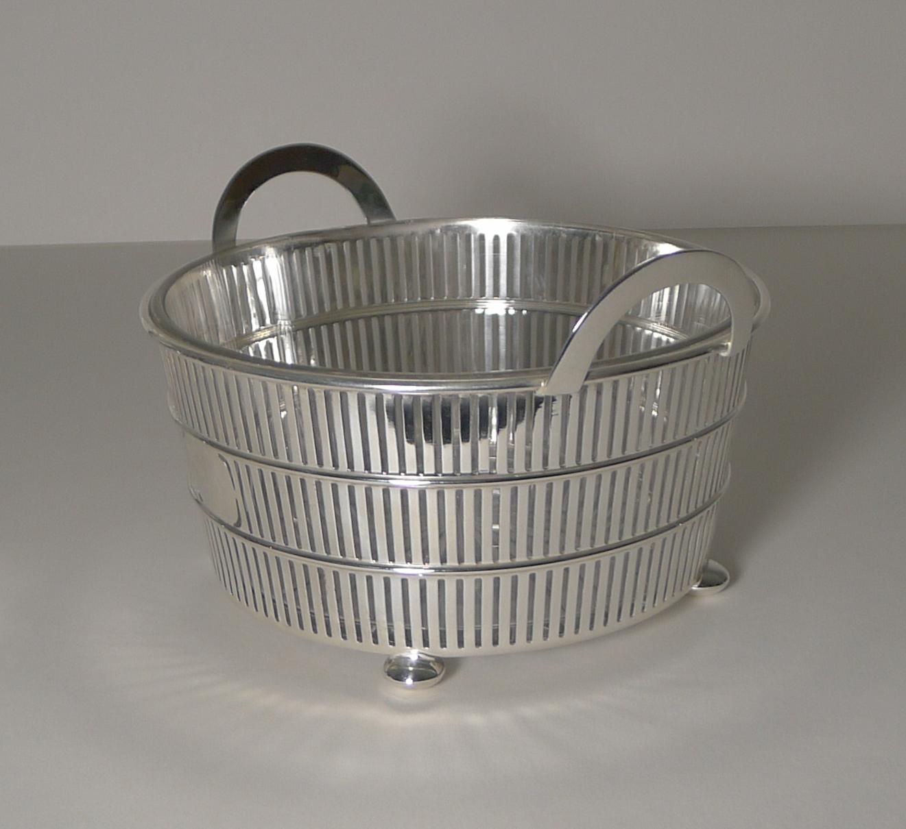 American Solid / Sterling Silver Ice Bowl / Bucket C.1920, Watson In Good Condition In Bath, GB