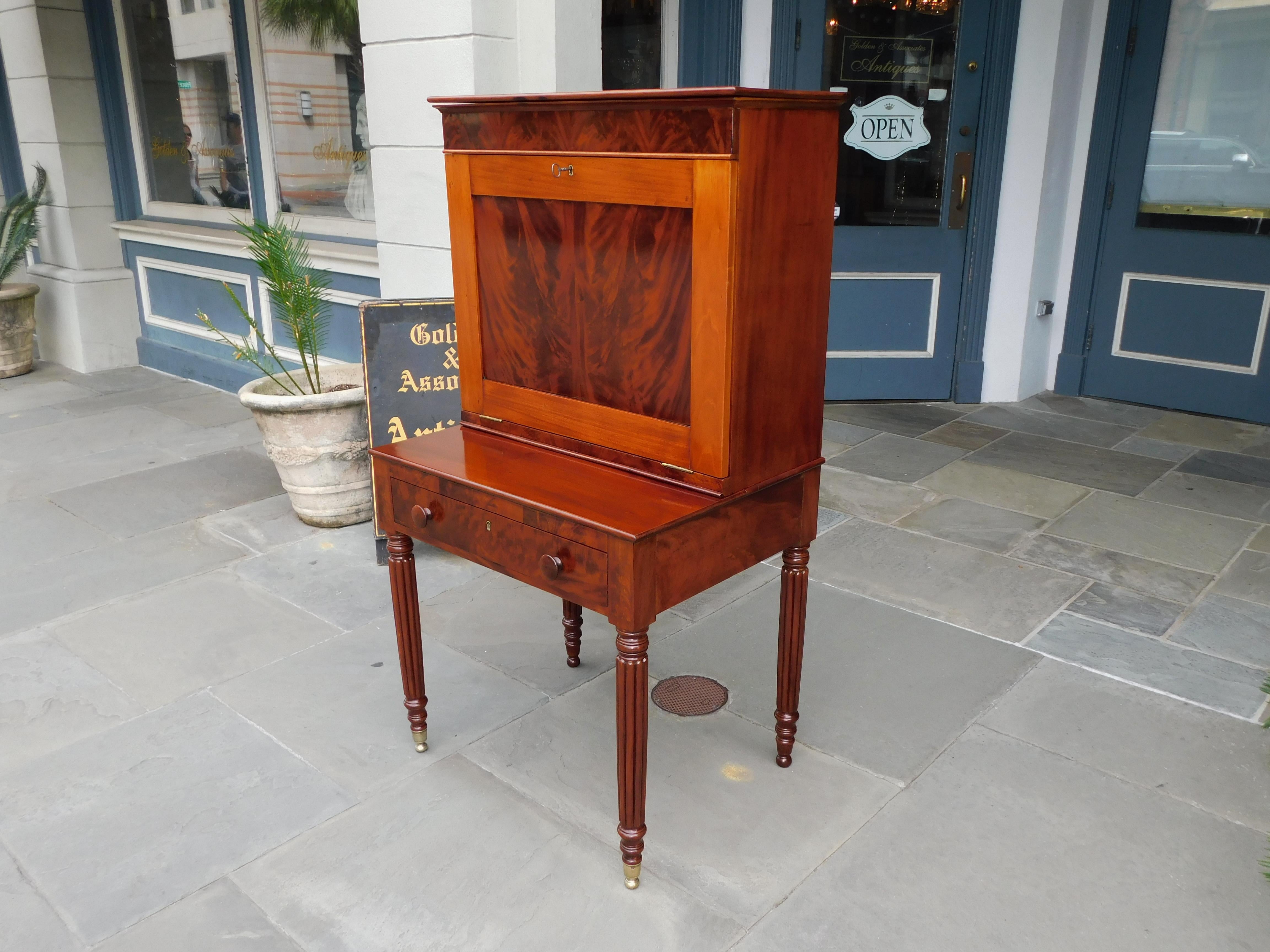 reeded desk