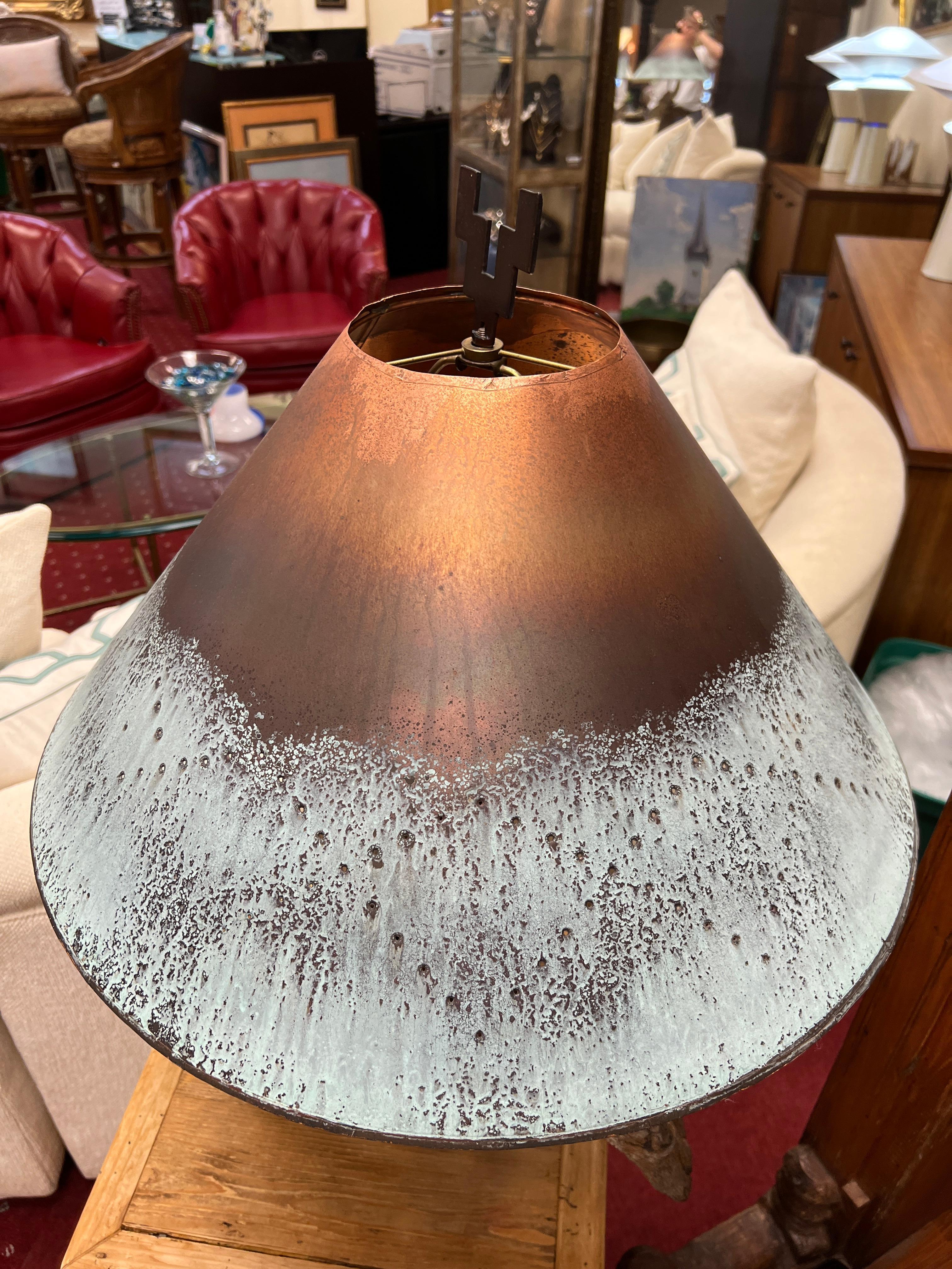 American Southwest Style Table Lamp For Sale 9